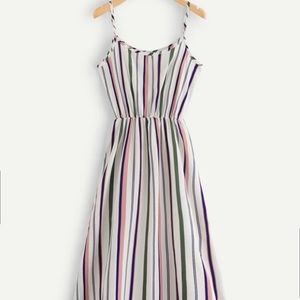 Striped cami dress